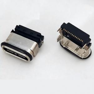 Conector impermeable SMT USB tipo C 24P IPX7 KLS1-PUB-024